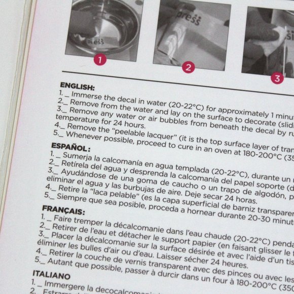 Decorprint Water Slide Craft Decals Lot DIY - Picture 9 of 9